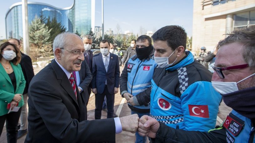Kılıçdaroğlu, motokuryelerle görüştü: Her zaman kapımızı çalabilirsiniz