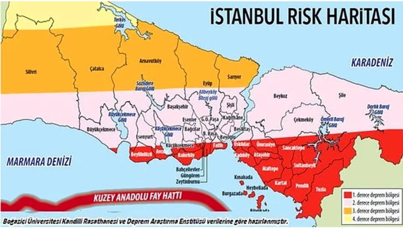 4 üniversitenin ortak raporu: İstanbul'da riskli ilçeler sıralandı