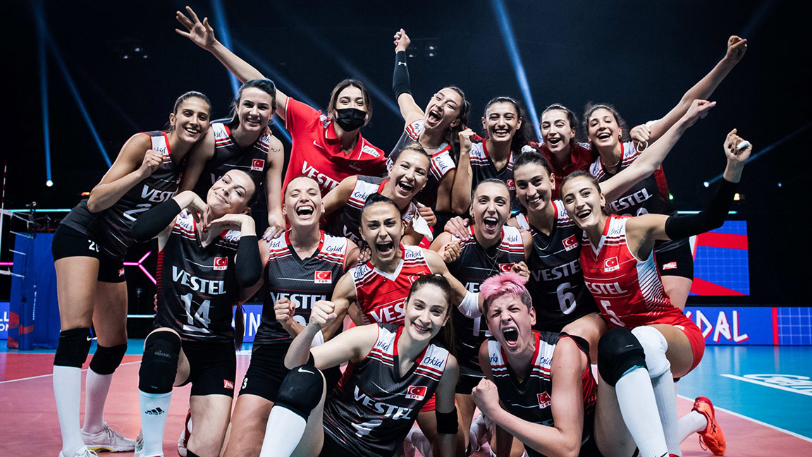 A Milli Kadın Voleybol Takımı, Avrupa Şampiyonası’nda çeyrek finalde