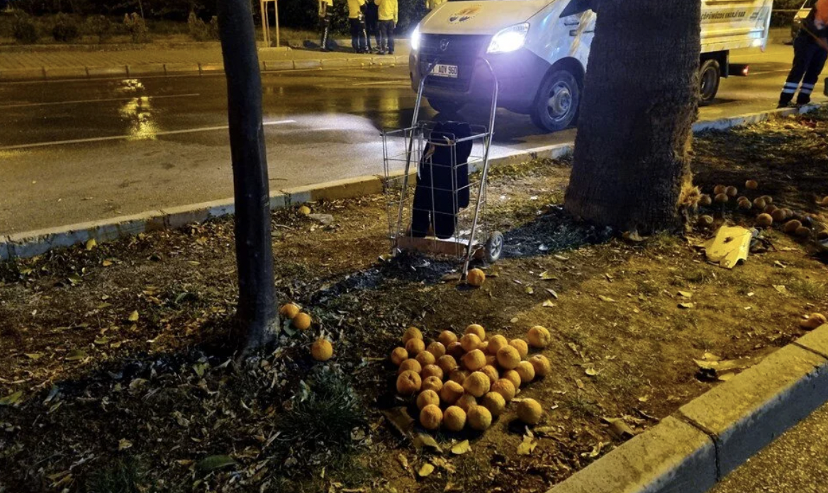 Adana'da feci kaza: Refüjde turunç toplayan kadınlara 2 otomobil çarptı