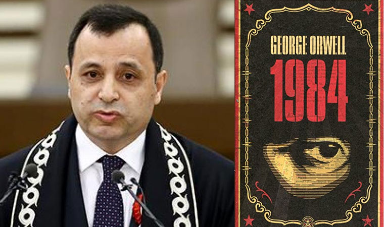 AYM Başkanı Arslan'dan "1984" göndermeli çarpıcı "Adalet" uyarısı