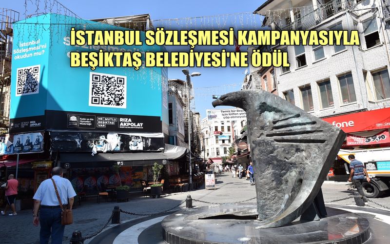Beşiktaş’taki İstanbul Sözleşmesi projesine ödül