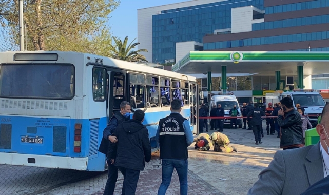 İnfaz koruma memurlarını taşıyan otobüse bombalı saldırı: 1 ölü, 4 yaralı