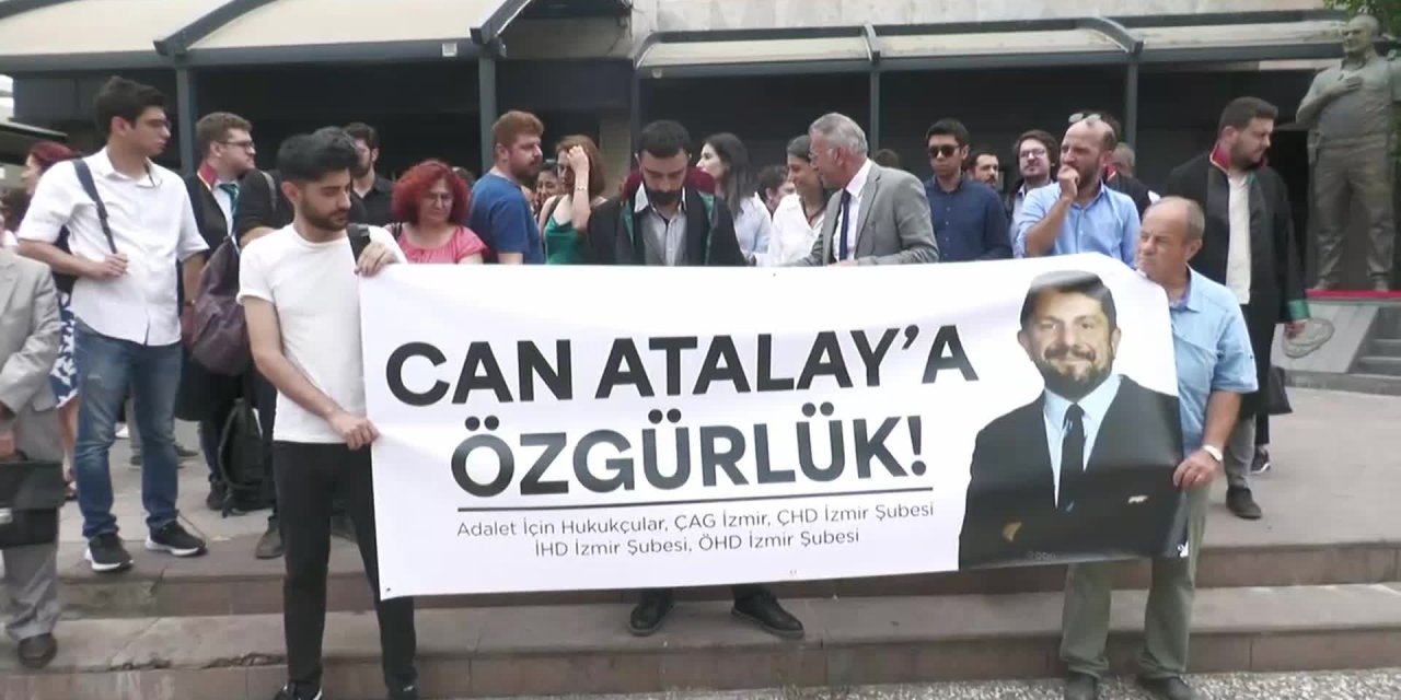 Can Atalay için Ankara Adliyesi önünde yapılacak açıklamaya polis müdahale etti