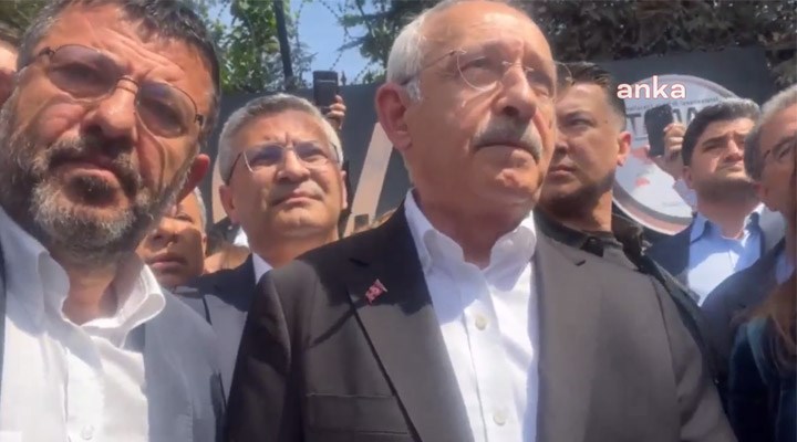 CHP Genel Başkanı Kemal Kılıçdaroğlu, SADAT'ın önüne geldi
