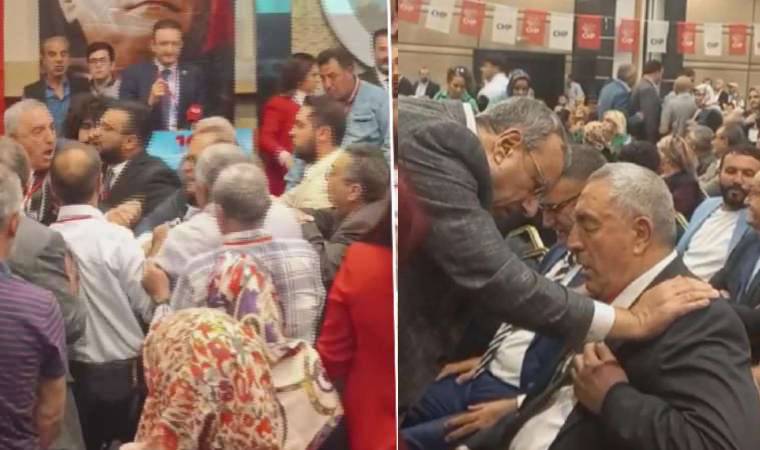 CHP'nin Konya kongresinde kavga çıktı, belediye başkanı fenalaştı