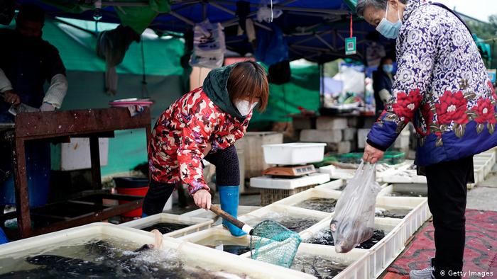 Dünya Sağlık Örgütü ekibi, Vuhan'daki Huanan balık pazarında inceleme yaptı