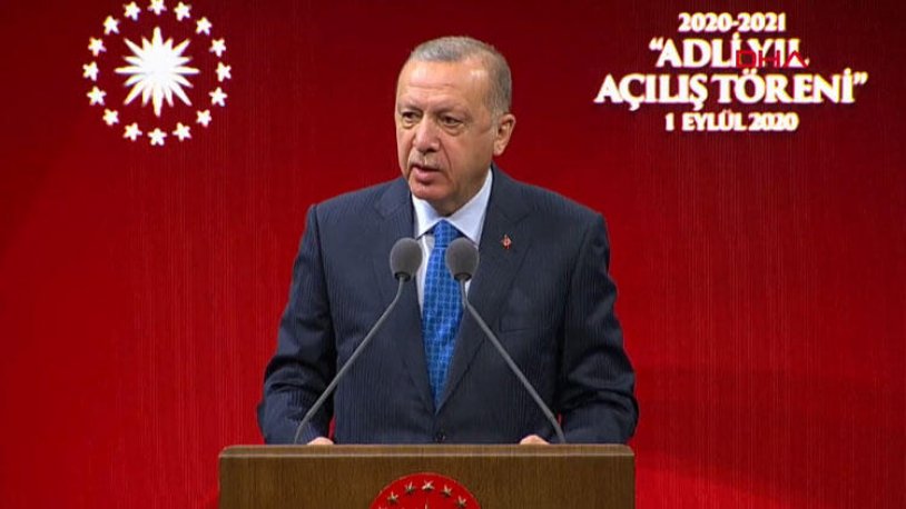 Erdoğan: Amacımız, güven veren bir adalet sistemini tesis etmektir