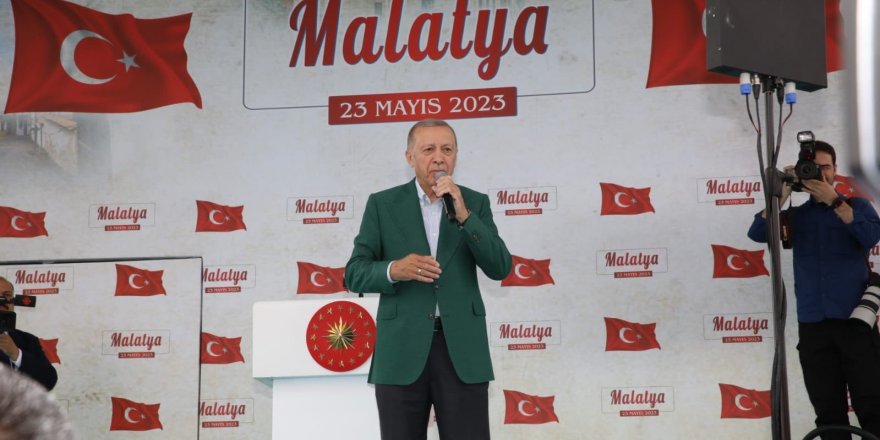 Erdoğan Malatya'da konuştu: Depremde 50 bin insan öldü, alanda 50 bin kişi var