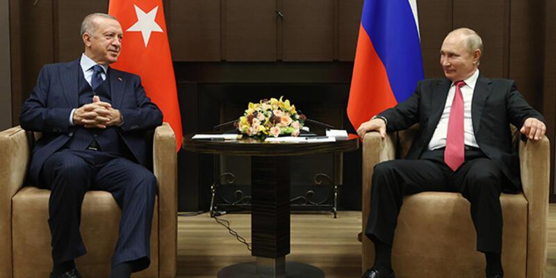 Erdoğan, Rusya Devlet Başkanı Putin ile bir araya geldi