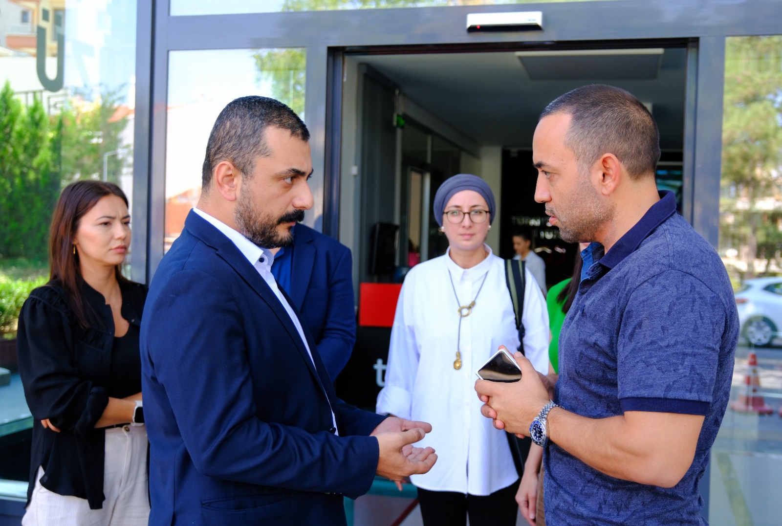 Eren Erdem, TELE1 ve TV100'ün Ankara temsilcilerini ziyaret etti