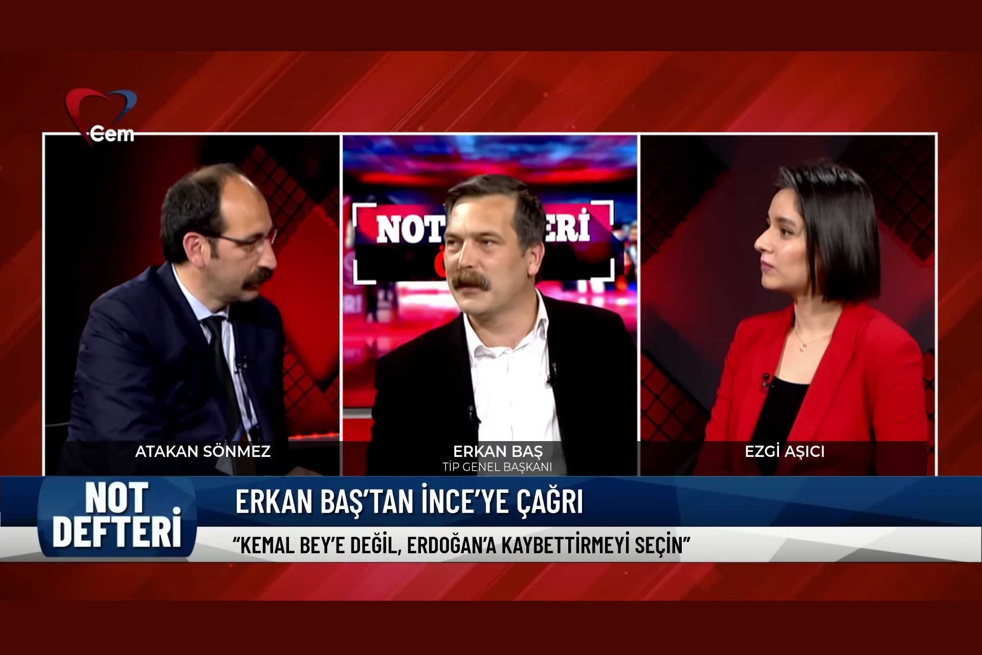 Erkan Baş'ın çarpıtılan sözleri hakkında TİP'ten açıklama