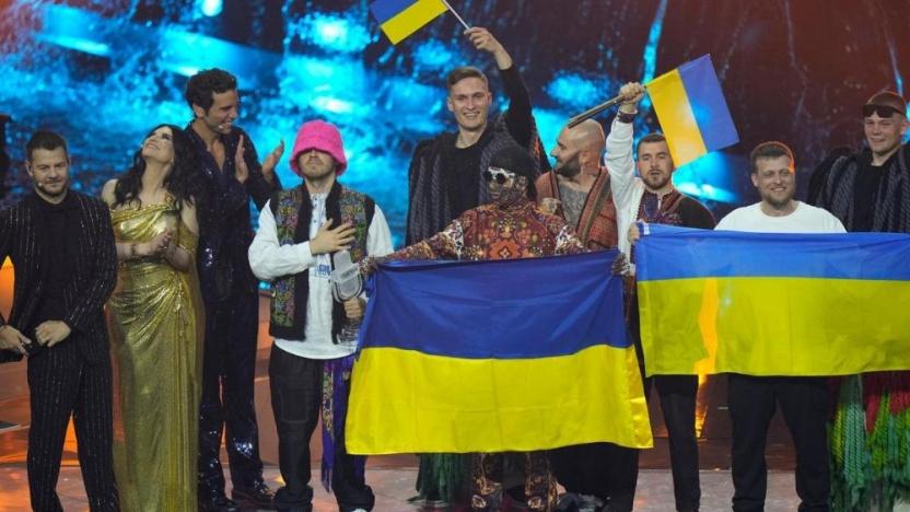 Eurovision 2022'nin birincisi Ukrayna oldu