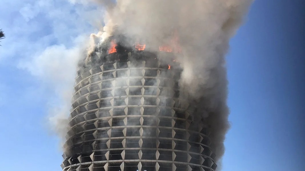 Gaziantep'te otelde yangın: Müdahale sürüyor