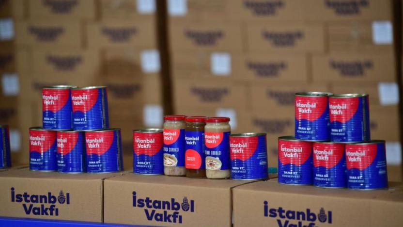 İBB'ye bağlı kurum İstanbul'da 232 bin aileye konserve et dağıtımına başladı