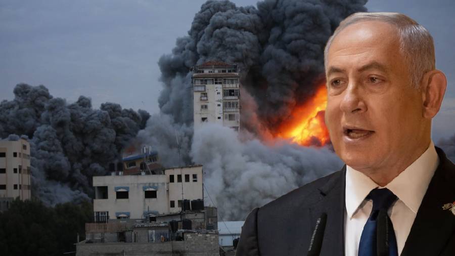 İsrail Başbakanı Netanyahu: Bu savaş uzun ve zorlu olacak; Gazze'dekiler bölgeye şimdi terk etsin