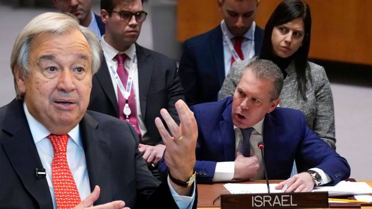 İsrail, Gazze'deki sivil katliamına tepki gösteren BM Genel Sekreteri'nin istifasını istedi