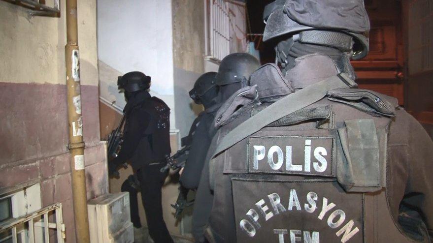 İstanbul'da 10 ilçede terör örgütü IŞİD'e yönelik operasyon