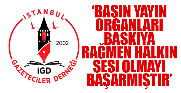 İstanbul Gazeteciler Derneği’nden 15 Temmuz açıklaması
