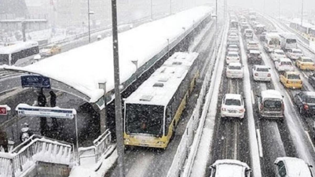 İstanbul için 3 günlük kar yağışı uyarısı
