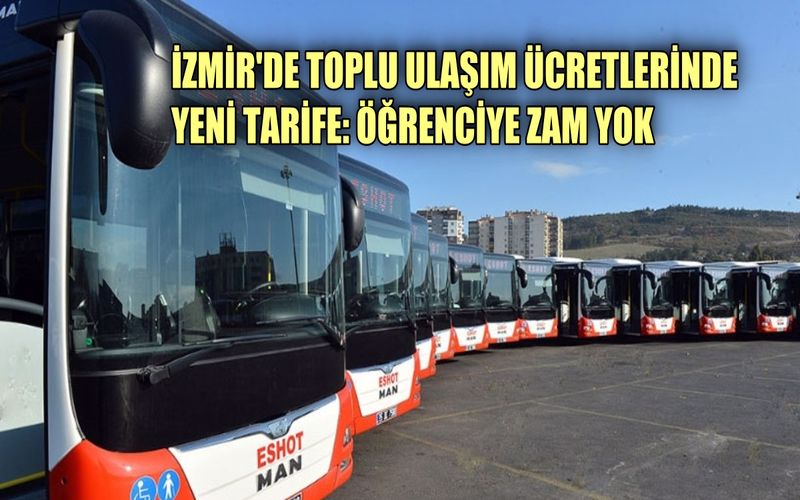 İzmir'de toplu ulaşım ücretlerinde yeni tarife: Öğrenciye zam yok