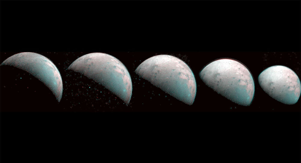 Jüpiter'in en büyük uydusu Ganymede'de kuzey kutbunun görüntüleri paylaşıldı