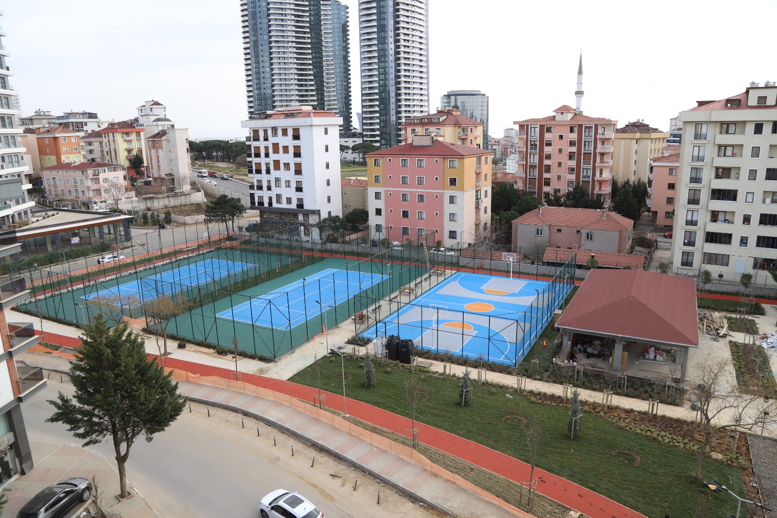Karlıktepe’deki Spor Parkı projesinde sona yaklaşıldı