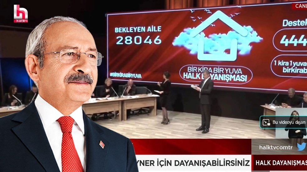 Kılıçdaroğlu, ‘Bir Kira Bir Yuva’ kampanyasına bir maaşını bağışladı
