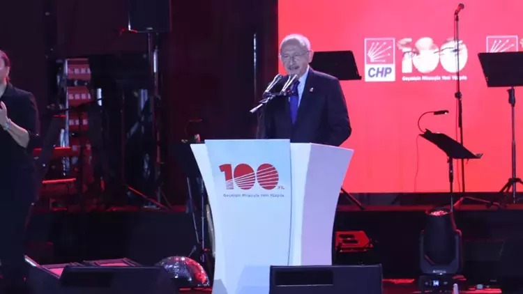 Kılıçdaroğlu, CHP'nin 100. yıl kutlamasında konuştu:  Biz başaracağız, tek adam rejimine karşı elbette kazanacağız