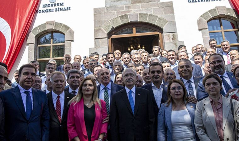Kılıçdaroğlu, CHP yöneticileri ve milletvekilleri Erzurum'da