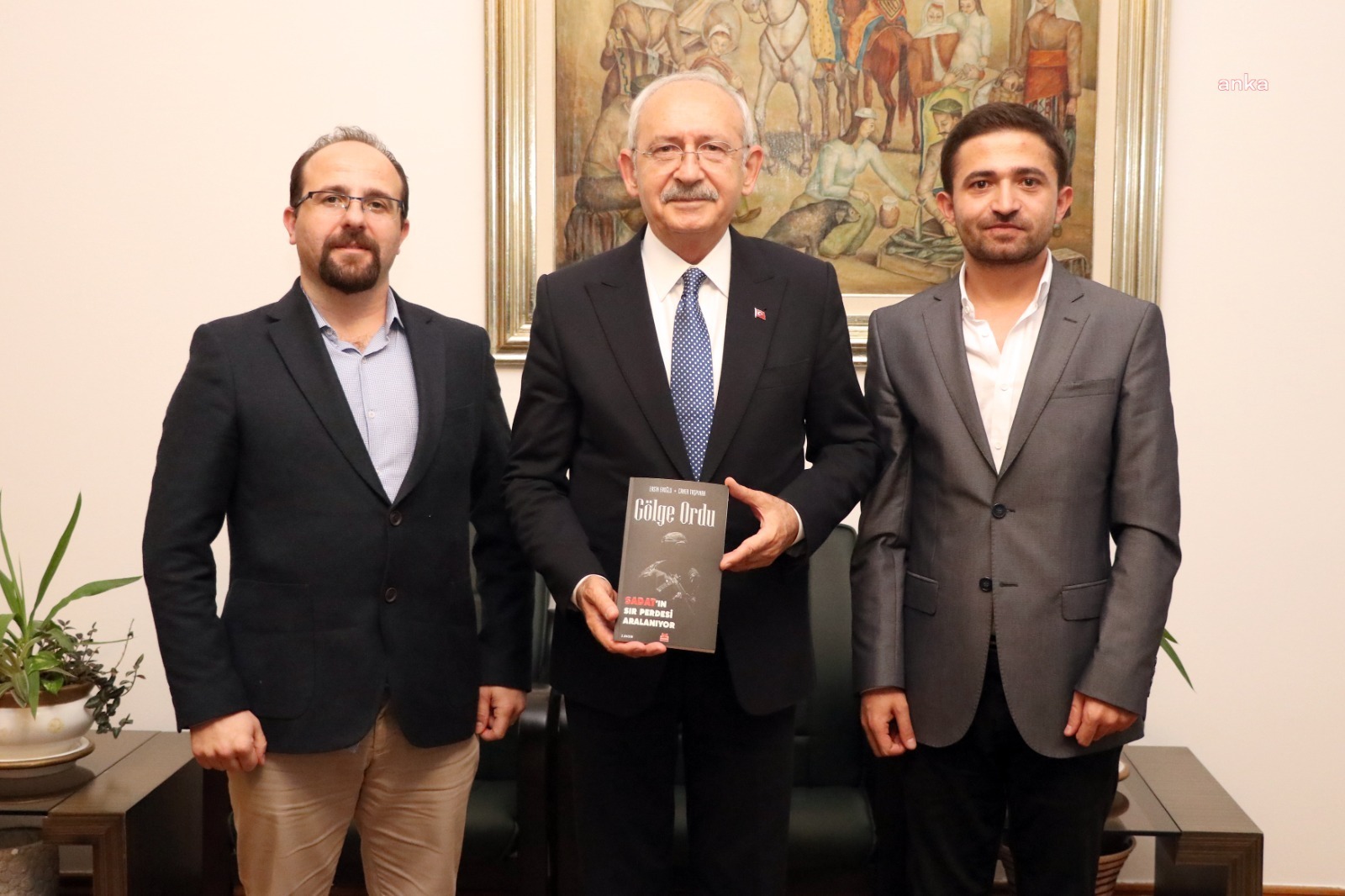 Kılıçdaroğlu, SADAT'ın kitabını yazan gazetecilerle görüştü