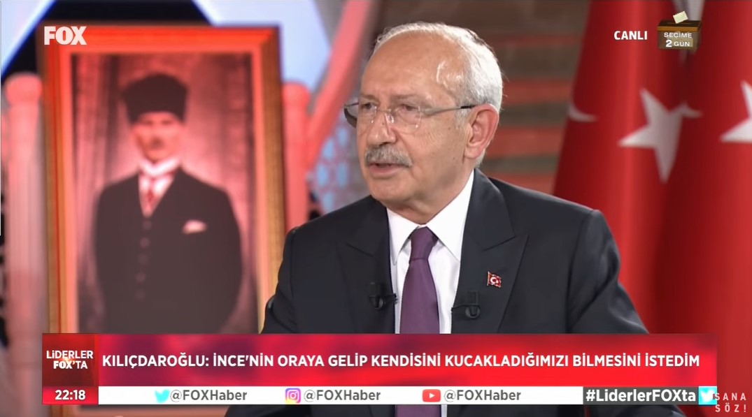 Kılıçdaroğlu: Sandıktan çıkacak her sonuç meşruysa İçişleri Bakanı’nın dediği gibi bir darbe falan söz konusu değil
