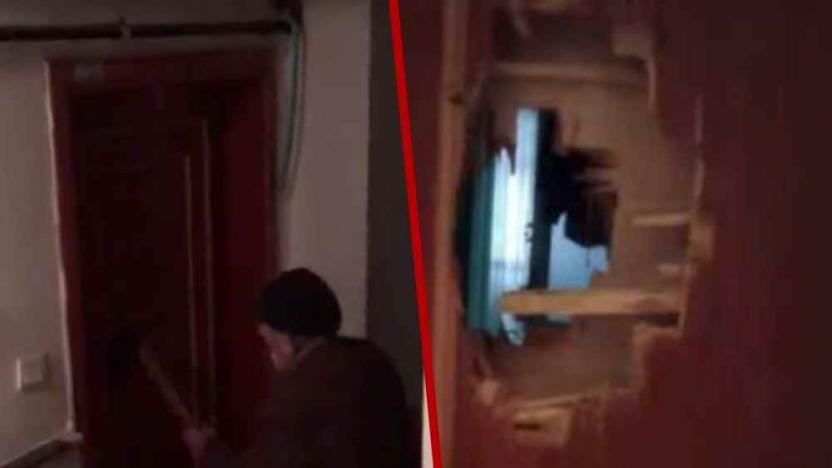 Kira artışını kabul etmeyen Suriyeli kiracının evine baltayla saldırdı