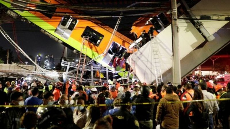 Meksika'da tren kazası: En az 15 ölü, 70 yaralı