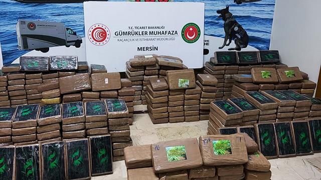 Mersin Limanı'nda 463 kilogram kokain ele geçirildi