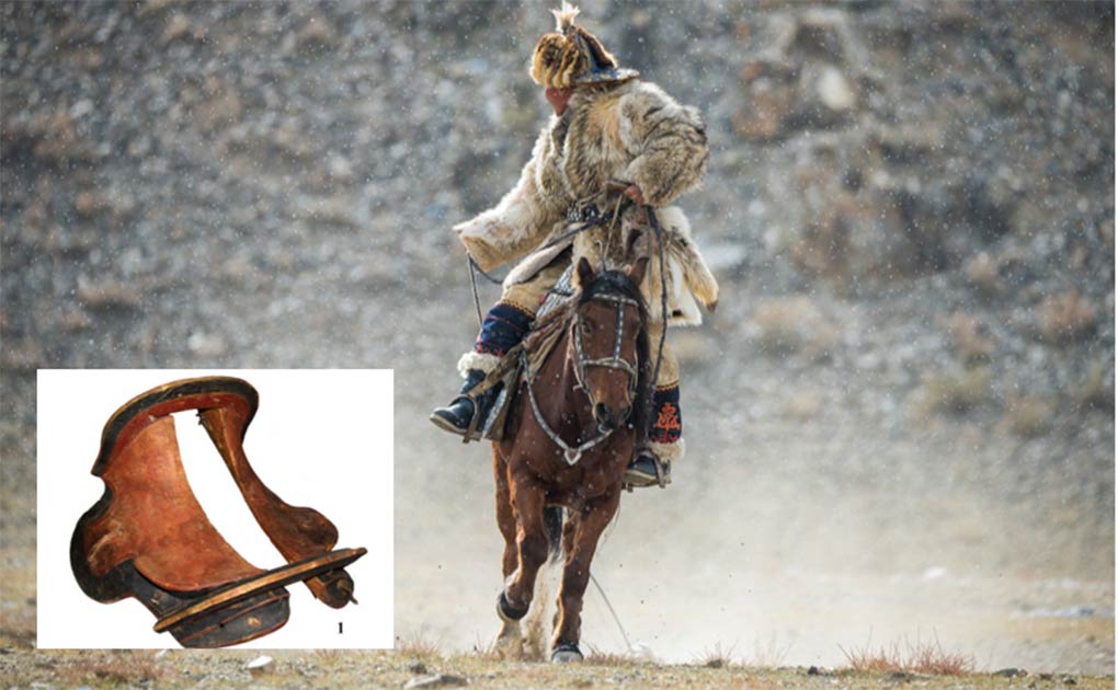 Moğolistan'da 1700 yıllık ahşap at eyeri bulundu