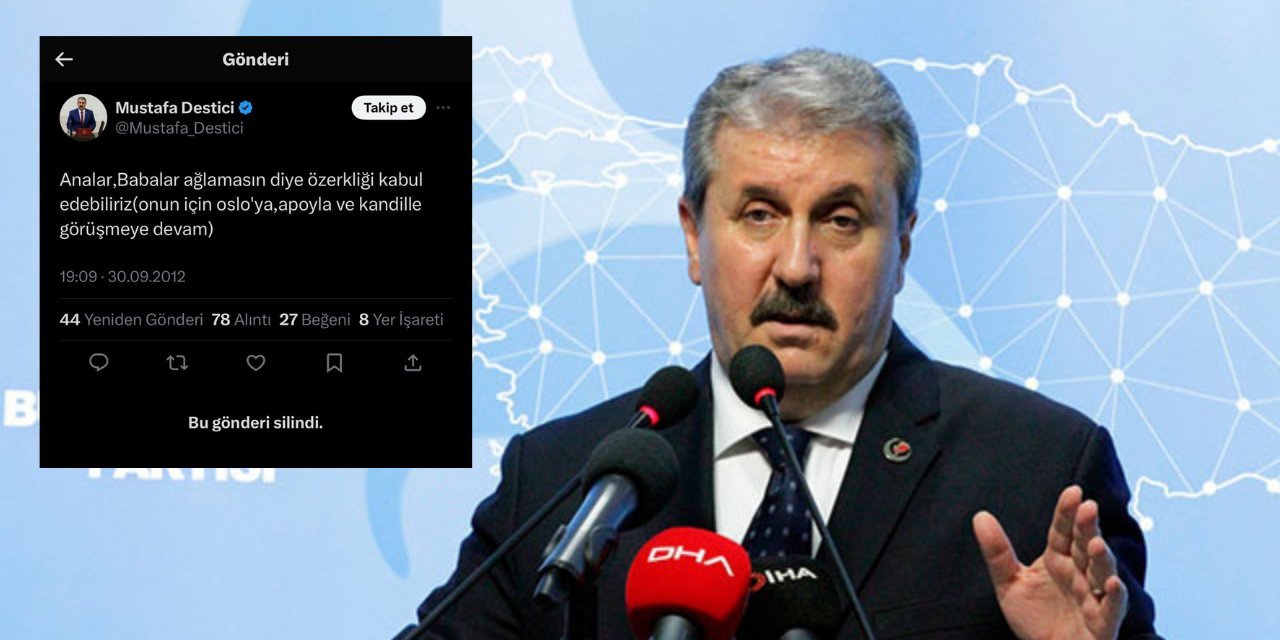 Mustafa Destici'nin 'sahte' dediği 'Özerklik tweeti' gerçek çıktı!
