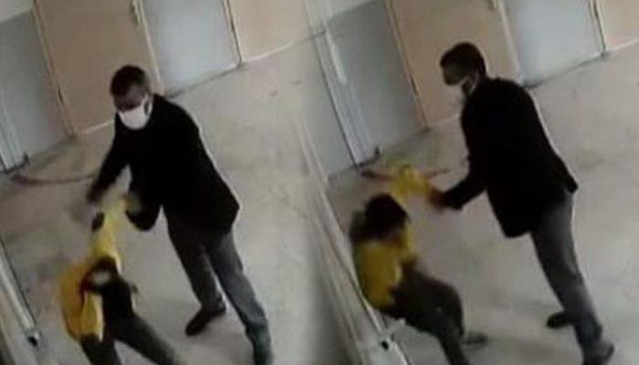Okul koridorunda ilkokul öğrencisini döven öğretmen görevden alındı