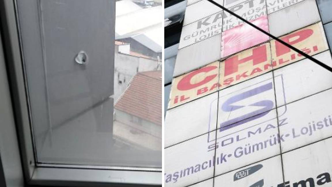 Trabzon’da CHP İl Başkanlığı kurşunlandı