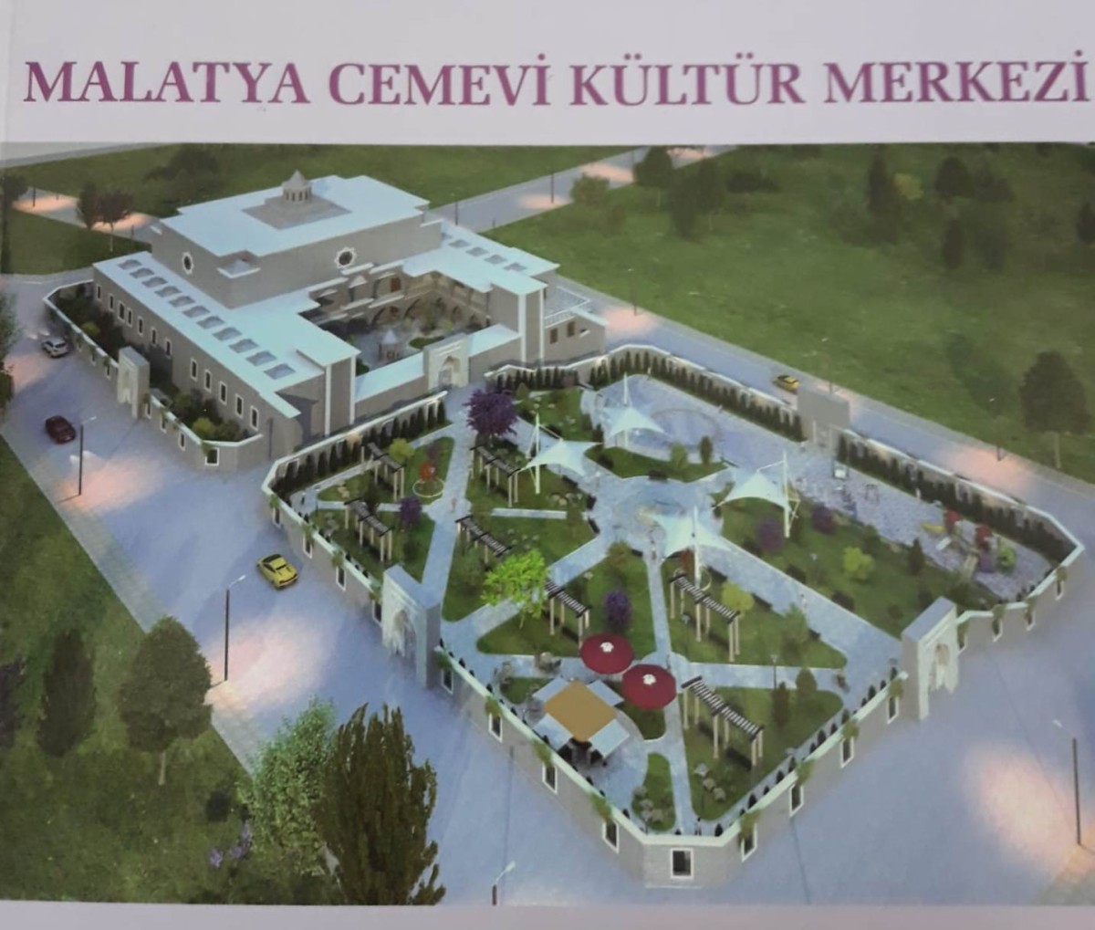 Türkiye'deki en büyük cemevlerinden birisi olacak Malatya Cemevi ve Kültür Merkezi'nin temeli atılıyor