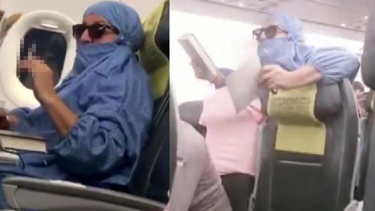Uçakta 'FETÖ'cüyüm, uçağı patlatacağım' diyen kadına 'ceza sorumluluğu yok' raporu